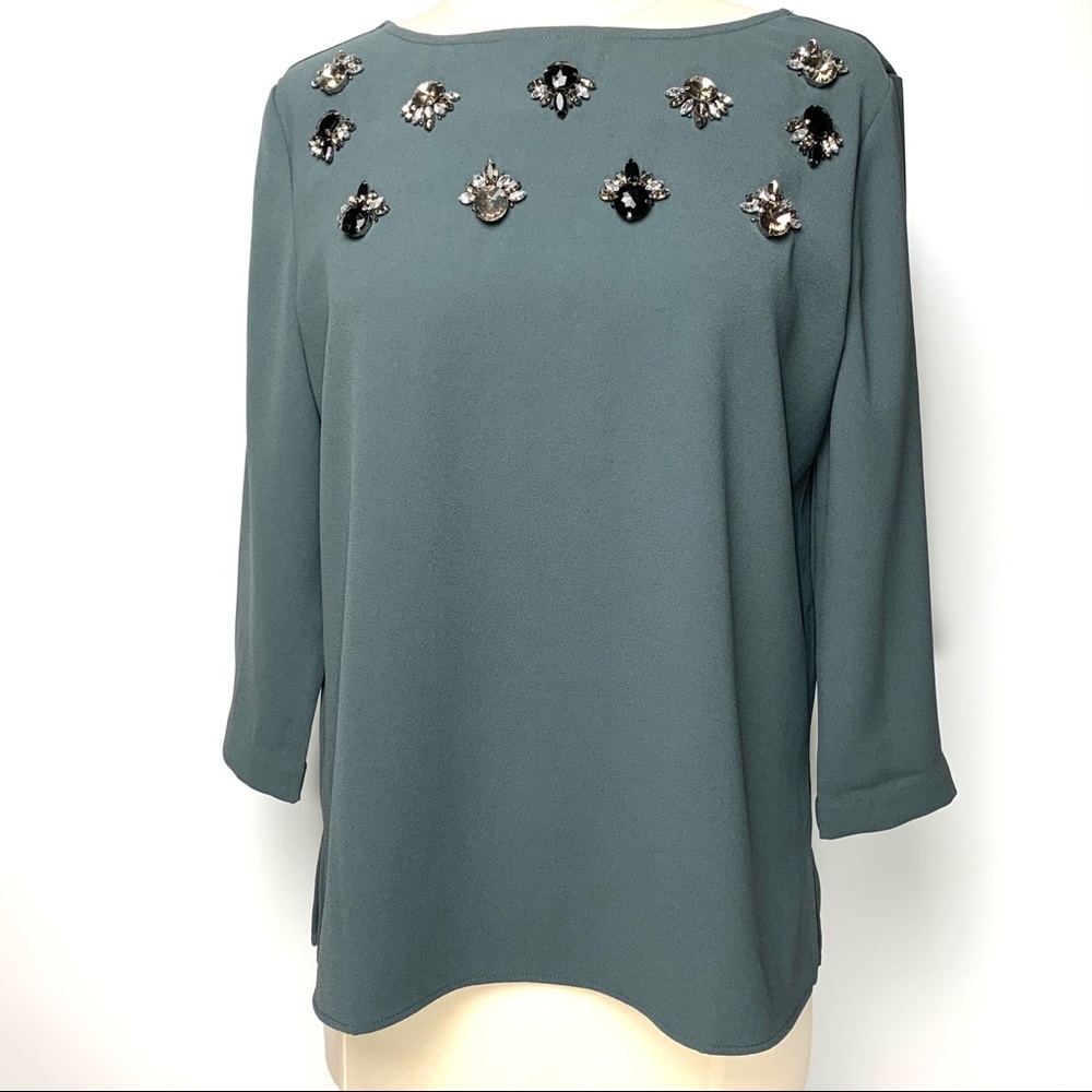 Ann Taylor blouse tunic small